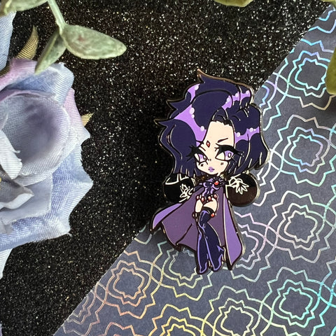 Raven Enamel Pin