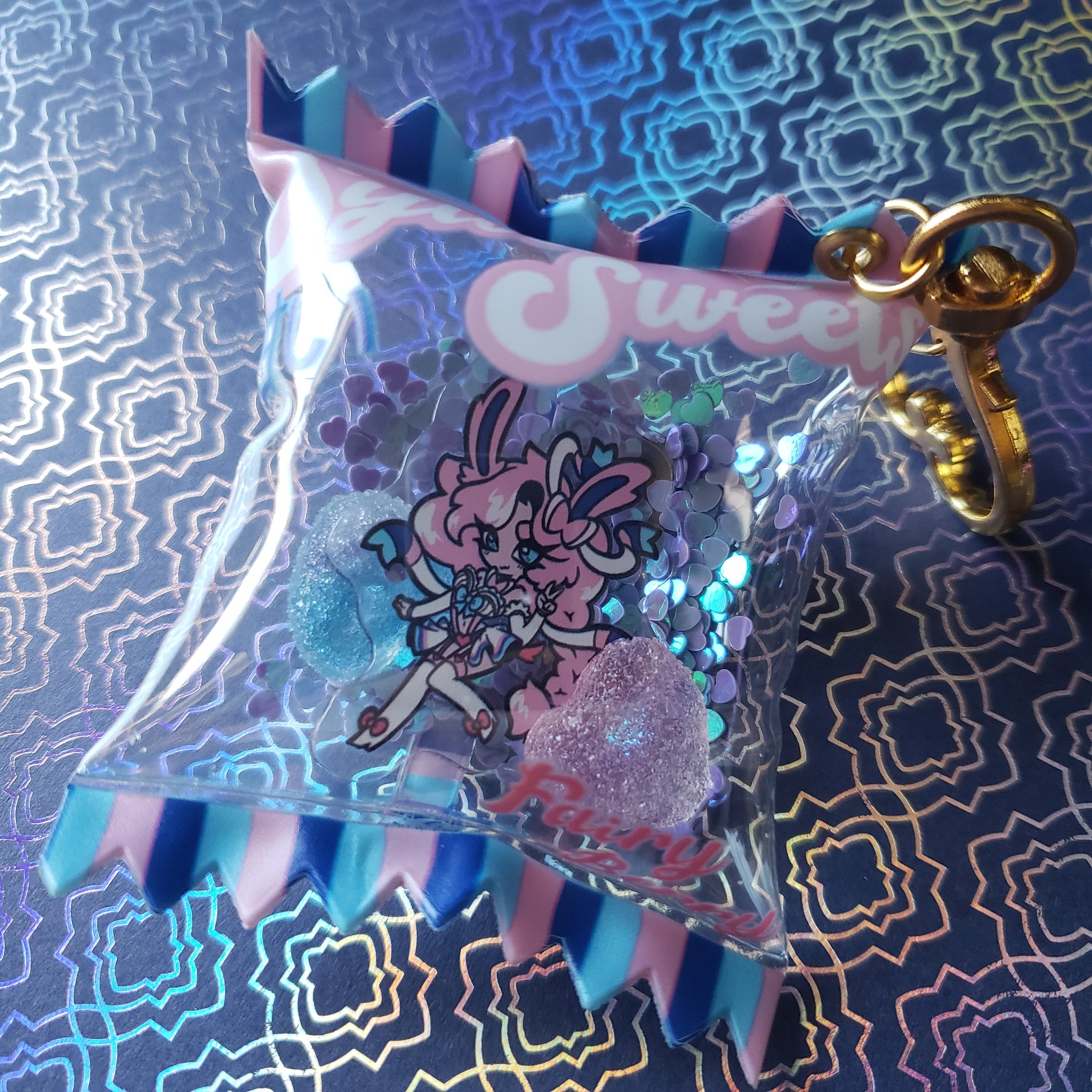 Magical Girl Sylveon Candy Bag Charm