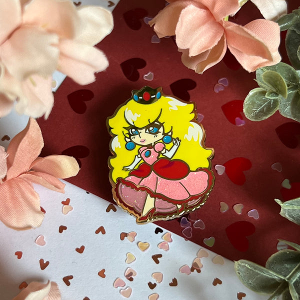 Princess Peach Enamel Pin